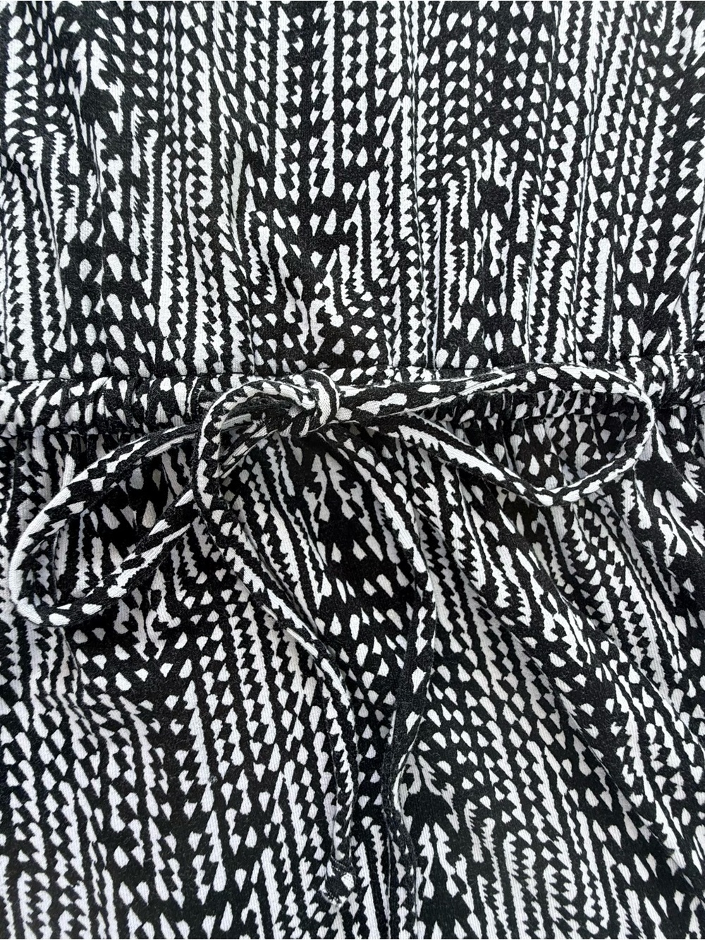 Banana Republic Chevron Print Racerback Maxi Dress XS Black White - Picture 6 of 7